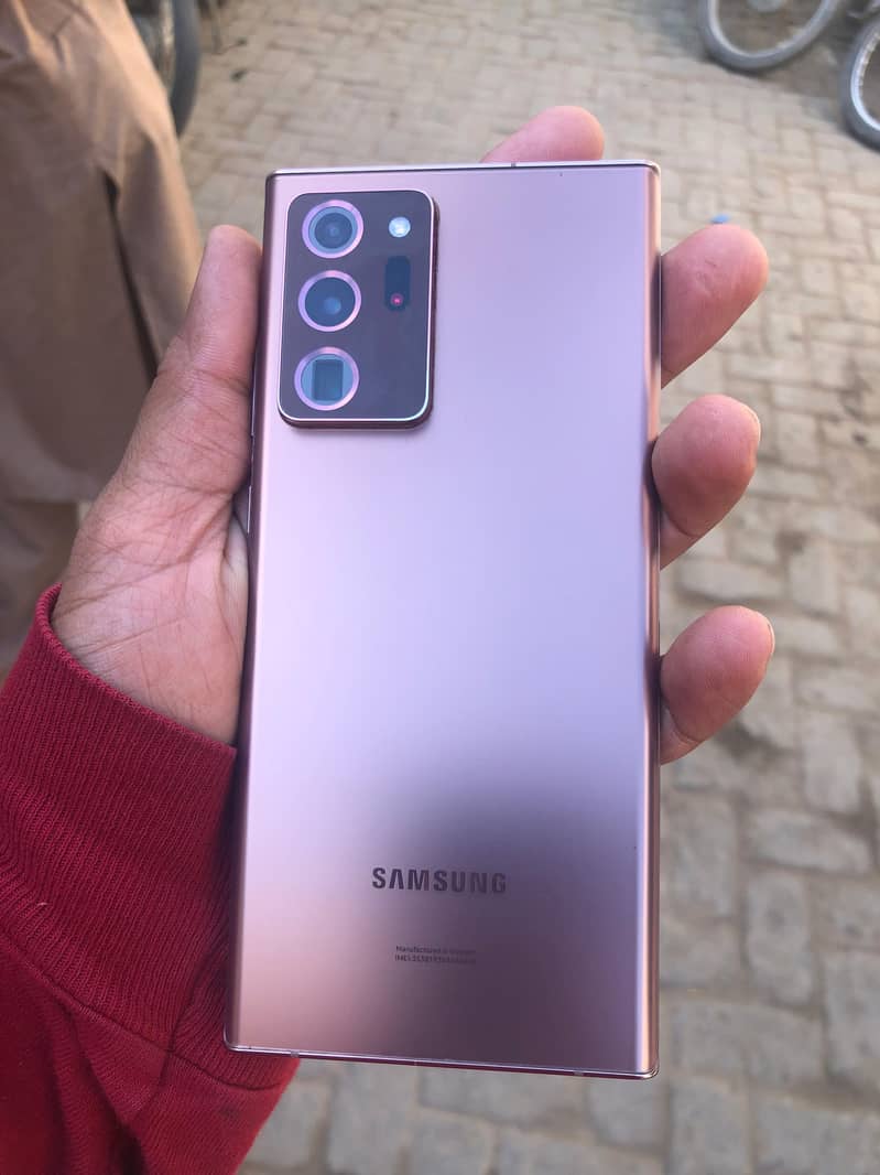 Samsung Note 20 ultra for sale need money condition 10/10 all ok 2