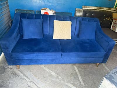 sofa blue colur
