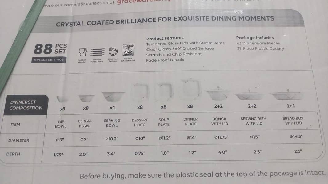 Dinner set 4
