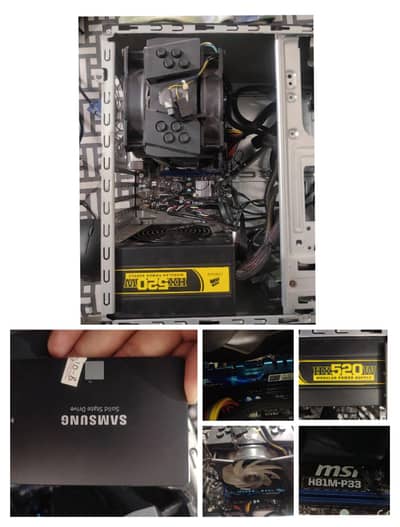 Custom Built PC i5-4590 8GB MSI H81M-P33