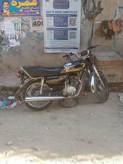 Honda CG 125 in new condition biomatric on the spot