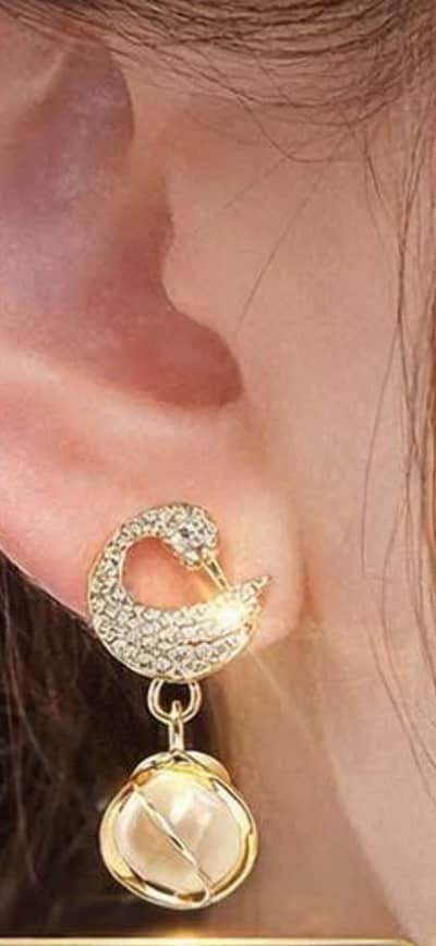 Korean Pearl Drop Earrings