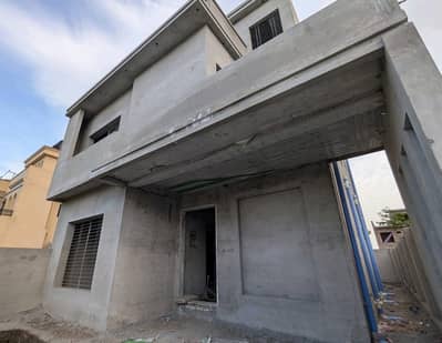 Well-constructed Grey Structure House Available For sale In Palm City Housing Scheme