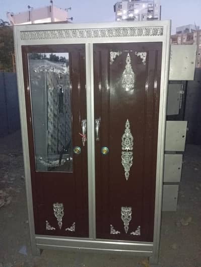 2 door iron cupboard