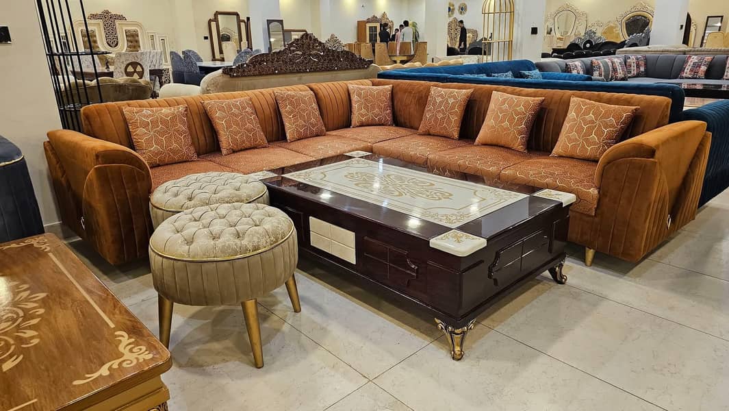 corner sofa sets / L shape sofa sets 3