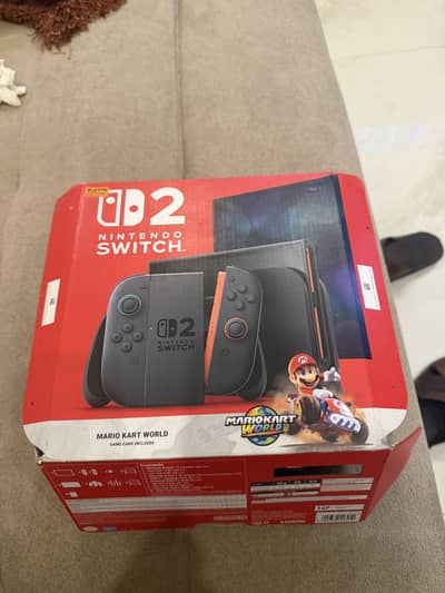 Nintendo switch 2 only box opened
