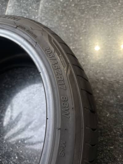 205/45/17 low profile  tyres