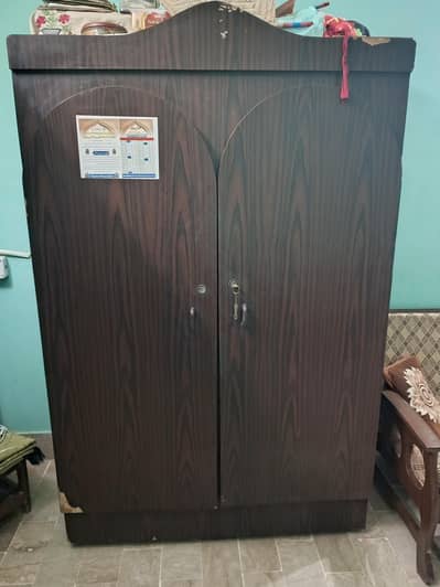 Wooden Wardrobe Two Door