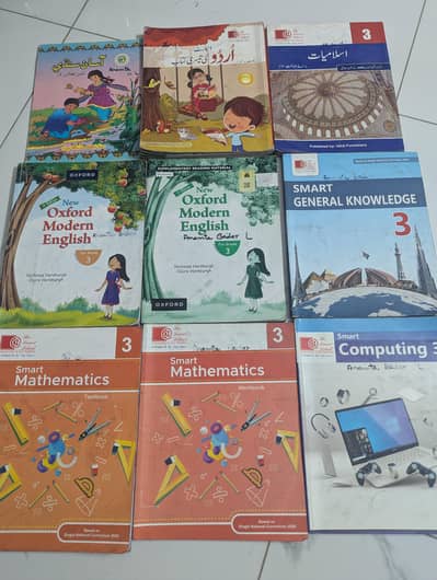 the smart school and oxford books for class 3 and 7
