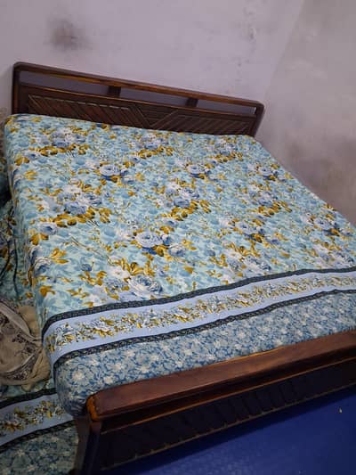 king size Double Bed with Mattress
