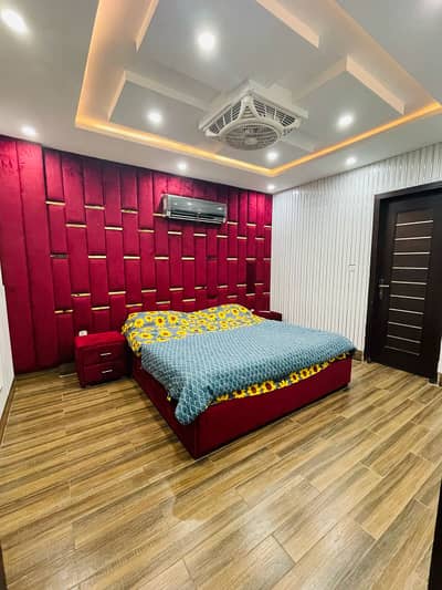 One Bed Apartment Furnished For Rent In bahria town Like New Family Building