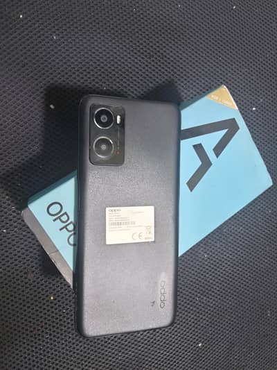 oppo a76 with box 10/10 only panel change