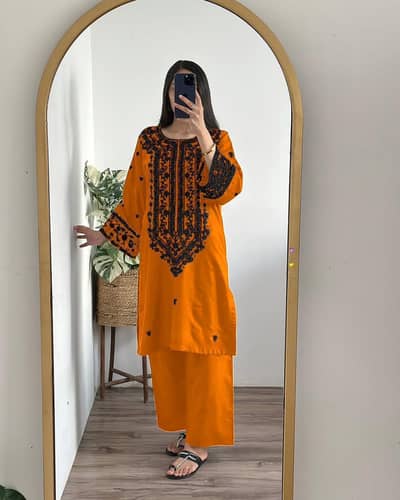 2 PSC Women's Stiitched  shirt  and trouser