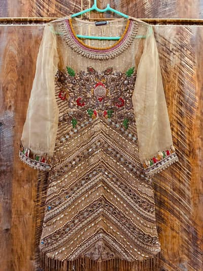 4 Piece Dress by Khuda Bakash creations.