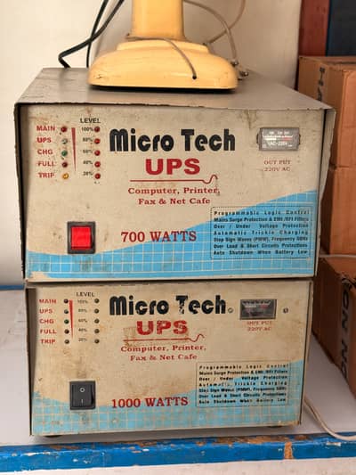 Microtech UPS 700 Watts and 1000 Watts