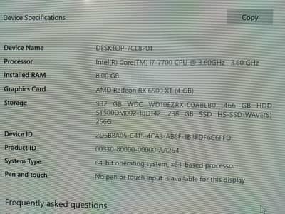 NEW GAMING PC , INTEL BUILT