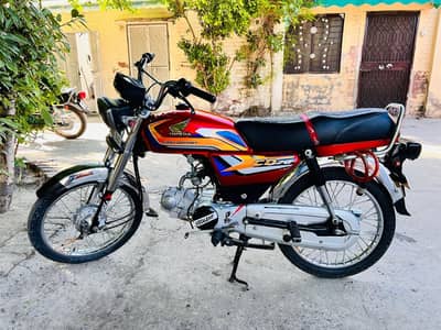 CD70 bike blue colour 2024 model new condition