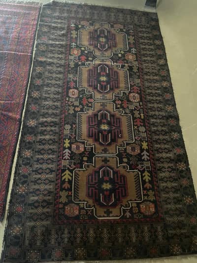 Handmade Traditional Carpet 7×3.5 ft