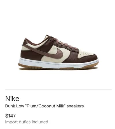 Sneakers | Nike Dunk Low – Premium brown n cream  style