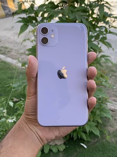 Iphone 11 64gb non pta jv Rear Purple colour