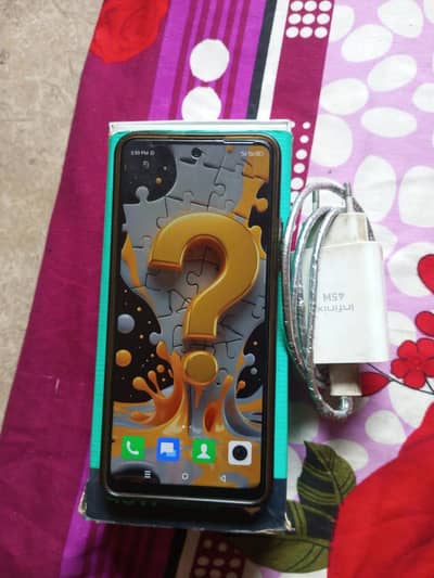 infinix not30 camplet saman 10 by 10  no exchange