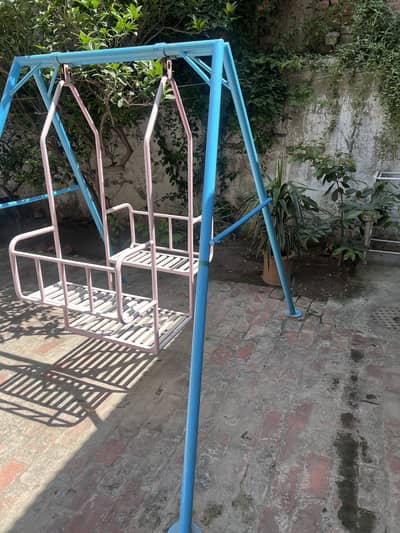 Kids Iron Slide and Swing
