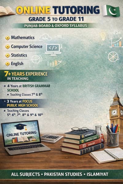 Online Teaching (Class  5 to 11)