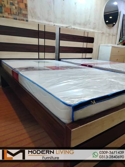 Stylish 2 single beds best quality in your choice colours