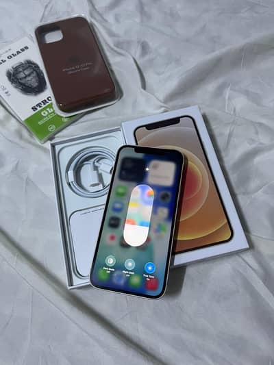 iPhone 12 full box only WhatsApp 03359075409