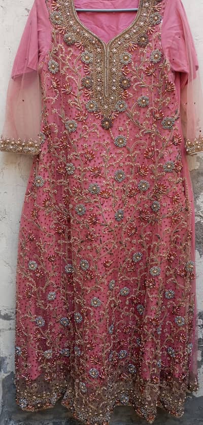 Pink  Colour Walima Macxi Sale