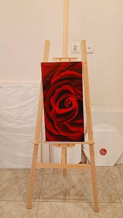 Handmade Red Rose Painting for Sale