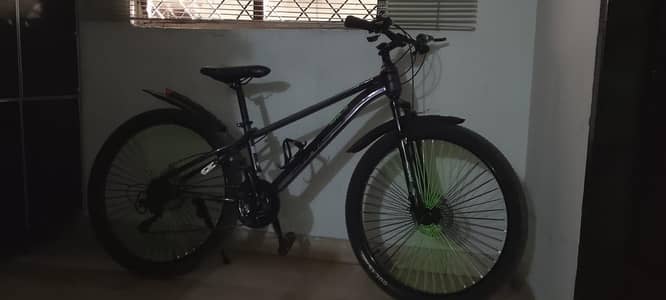 This bicycle only 7 ( seven) days used argent for sale