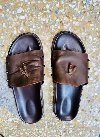 Logo men slipper 41 size