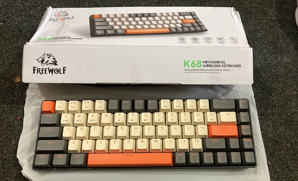 Wireless Mechincal  Keyboard 3