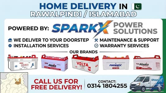 Volta AGS Phoenix Fujika Exide Alaska Force All type of batteries