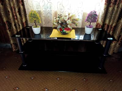 LCD TV table glass