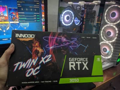 INNO3D GeForce RTX 3050 8GB Twin X2 OC Edition - Lightly Used
