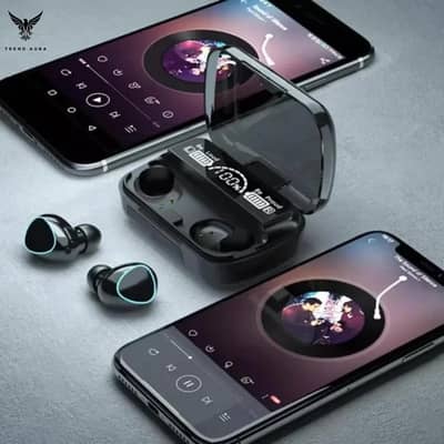 M10 Wireless Bluetooth Earbuds With smart touch control & Power bank