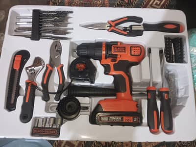 Black decker 68 pieces drill set
