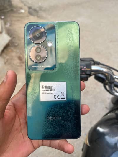 OPPO RENO 11F 5G 256 GB 8+8 GB RAM  Palm green color