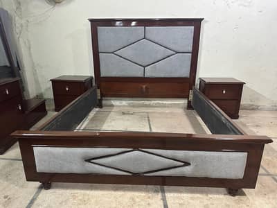 New pure woden bed set