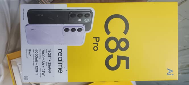 Realme C85 pro 8/256 Official PTA 7000 battery