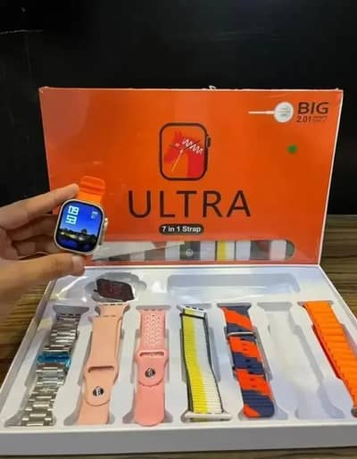 Ultra Smart Watch with 7 Straps