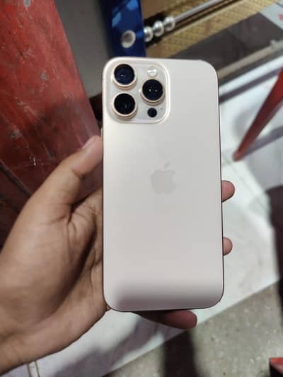 I phone 16 pro max jv 256gb dessert titanium