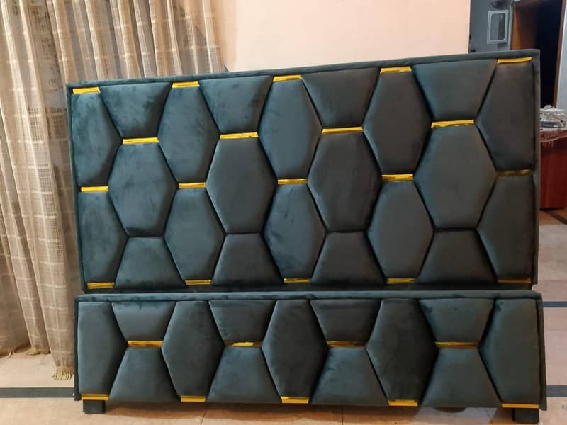 Bed set with 2 side table and dressing 1