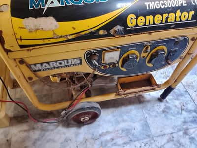 Marques Generator peak power 2.8 kva Rated power 2.5 kva single phase