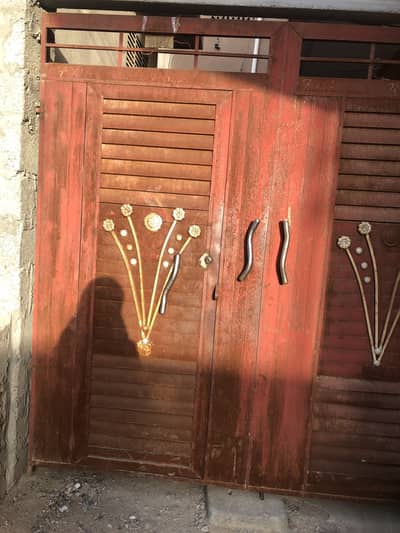 heavy Iron Main Gate with Lock