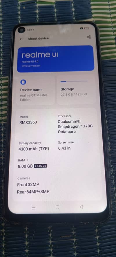 Realme GT Master Edition