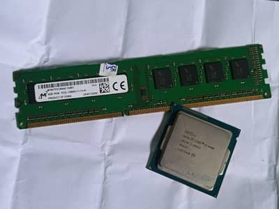 Intel Core i5-4th generation processor + 4GB RAM DDR3 COMBO