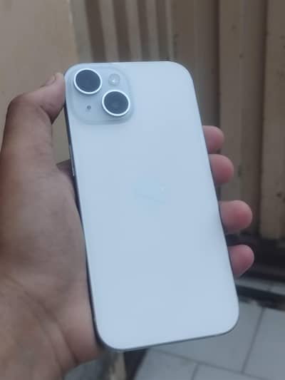Iphone 15 white urgent sale little bit negotiate